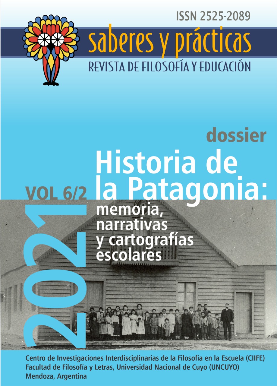 Tapa Saberes y prácticas. Revista de Filosofía y Educación